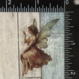 🌀10/$10🌀 Translucent Retro Mushroom Fairy Tale Reusable Waterproof Sticker Dec